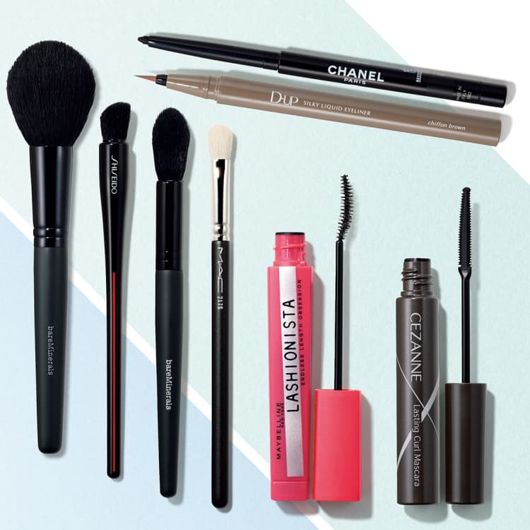 メイクの仕上がりが変わる!プロ御用達【メイクツール&アイライナー&マスカラ】名鑑