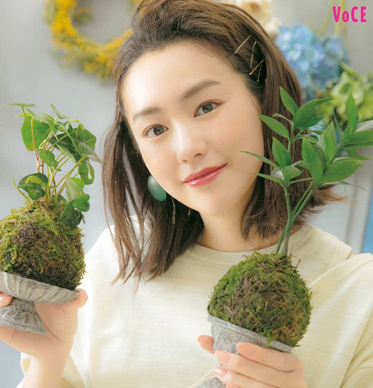 桐谷美玲の趣味さがし】自由ヶ丘で「苔玉づくり」に初チャレンジ 