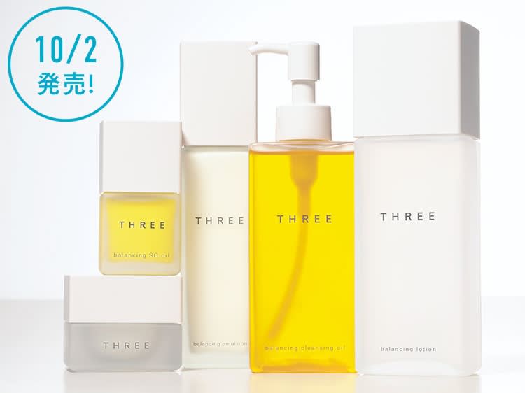 VOCE11月号付録】THREEの最新スキンケア5点セット＋オリジナル大容量