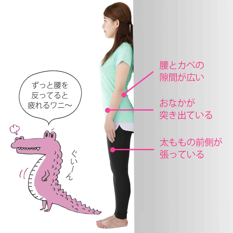 姿勢がいいつもり ワニ姿勢さんが正しい姿勢になるには ビューティニュース 美容メディアvoce ヴォーチェ 姿勢がいいつもり ワニ姿勢さんが正しい姿勢になるには ビューティニュース 美容メディアvoce ヴォーチェ