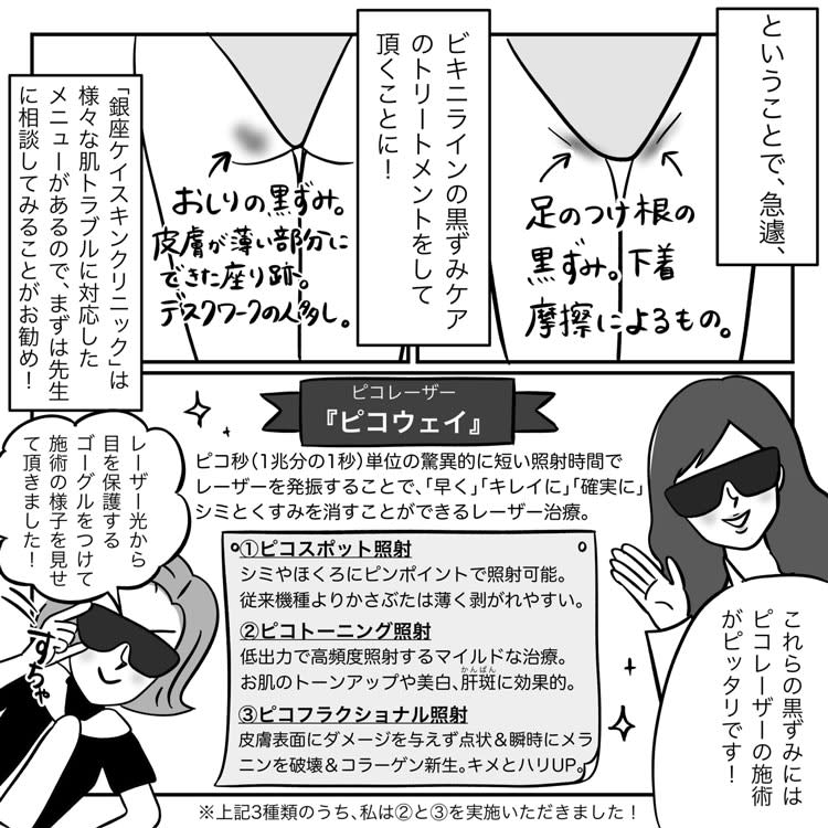 今年は水着を着れるようになる 漫画 岡山里香のそれゆけ 美人道 Vol 15 腕のブツブツを治して ノースリーブ美人へ 銀座ケイスキンクリニック 後編 岡山里香のそれゆけ 美人道 美容メディアvoce ヴォーチェ