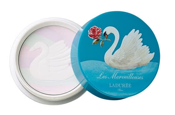 コスメ/美容ラデュレ スワン チーク ノベルティ 巾着 LADUREE おまけ 白鳥