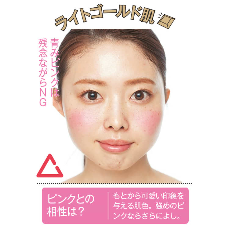 青みピンク チークが似合う肌色は 肌色別塗り比べ ビューティニュース 美容メディアvoce ヴォーチェ