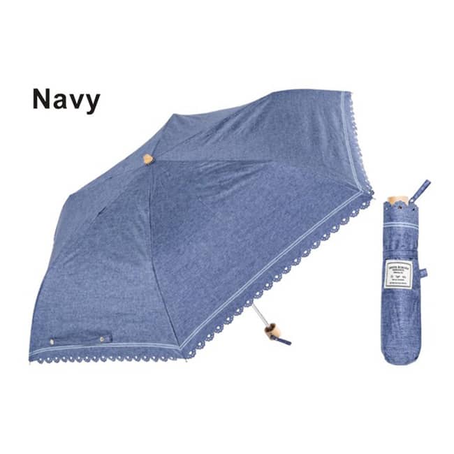 Denim Border Parasol