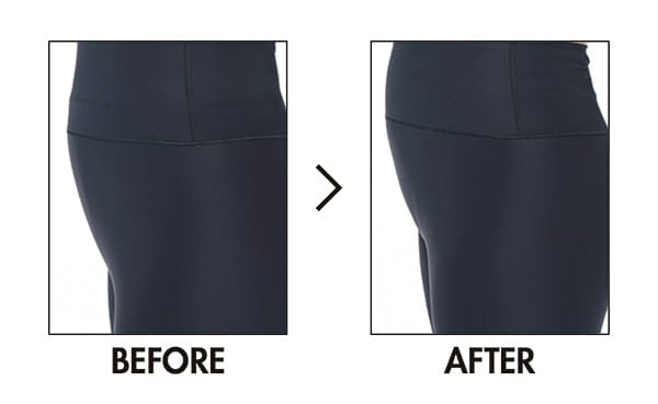 おなかフラットパンツ エアリータイプ 使用前→使用後