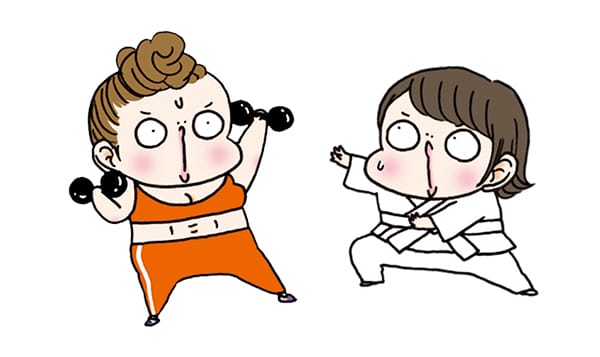 ダイエット道場 イラスト