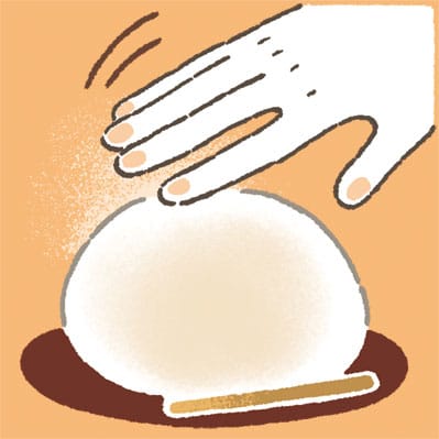 「大福の白い粉」をそっと払う、それぐらいの優しさを心がけて