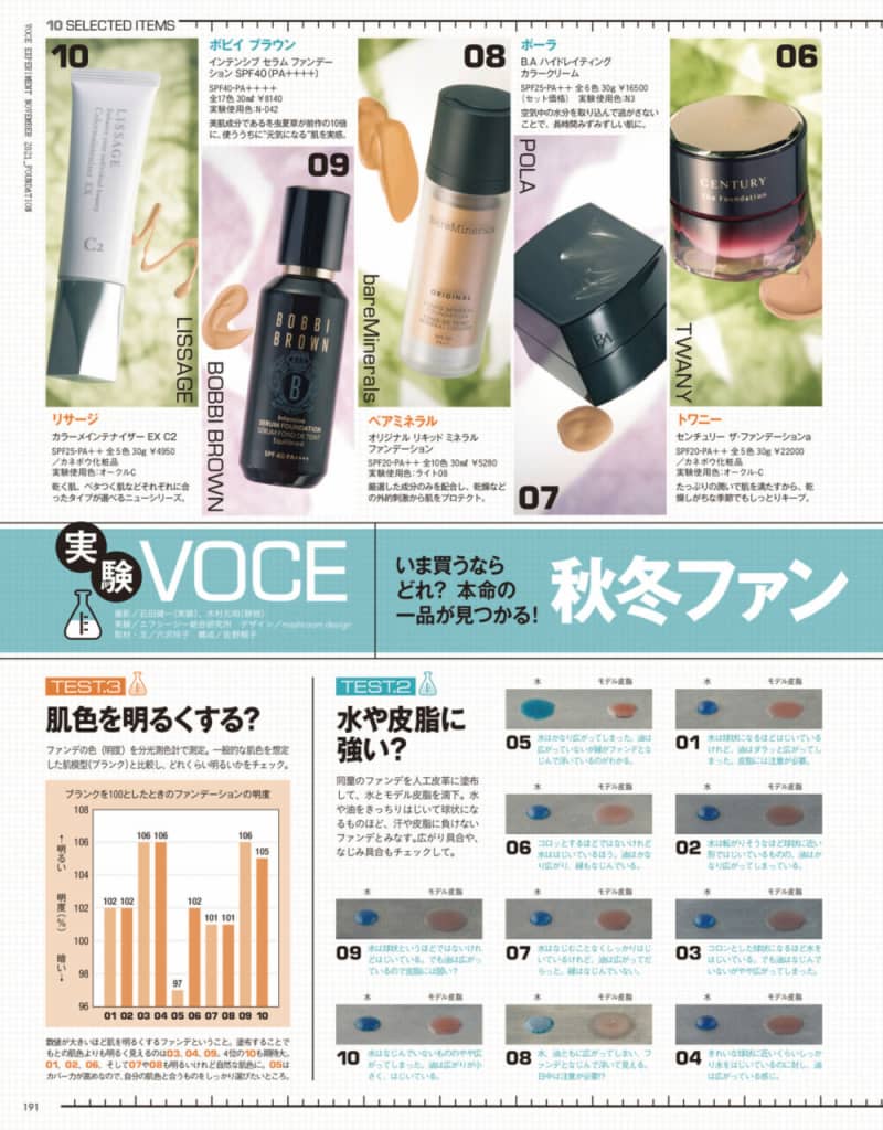 VOCE11月号