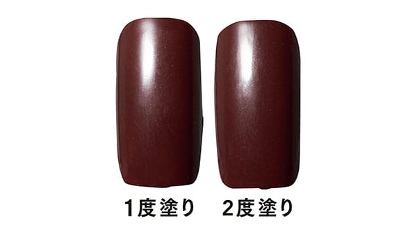シャネル ヴェルニ ロング トゥニュ 907使用/1度塗り・2度塗り