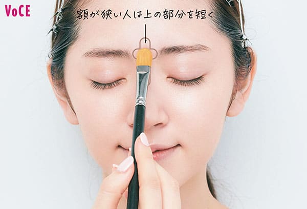 額が狭い人は上の部分を短く/鈴木愛理さん
