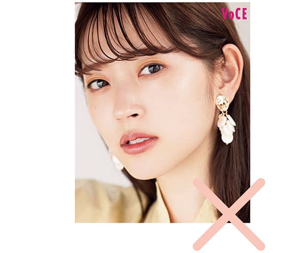 鈴木愛理さん/全部が淡い色だとぼんやりした印象に