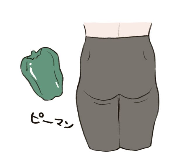 裏もものストレッチで、ピーマン尻が小ぶりな桃尻になる!