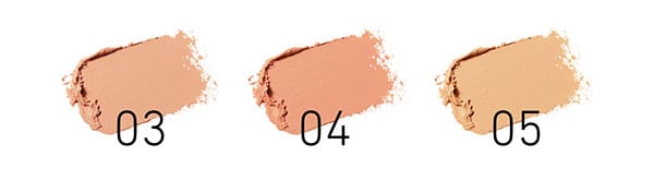 RMK フローレスカバーコンシーラー 03、04、05 テクスチャー