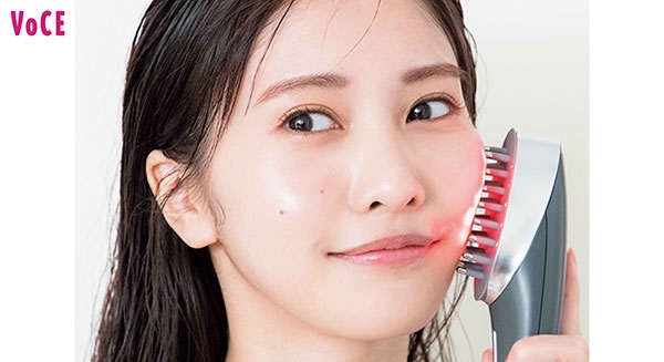 佐野ひなこさん/スカルプリフト アクティブ FACEモード使用