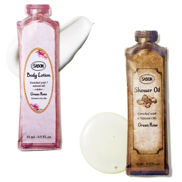 SABON ボディローション グリーン・ローズ、シャワーオイル グリーン・ローズ