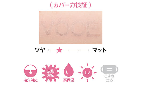 カバー力検証/ロングラスティング クリームファンデーション