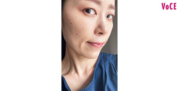 Mihoさん/約8時間後_リキッド ファウンデイションe