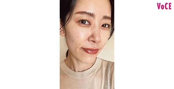 Mihoさん/約8時間後_ロングラスティング クリームファンデーション