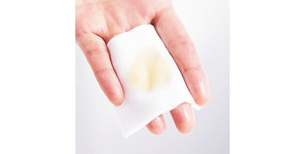液が少ないと肌に摩擦刺激をあたえる原因になるので注意!「これでは少なすぎます!」