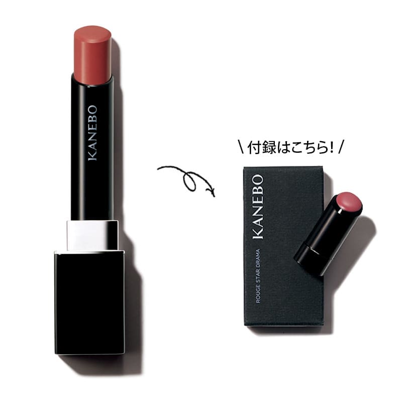 ha|za|ma 弾願奏填のルージュ　特別な毎日　black 口紅 VOCE8月号 特別付録】KANEBO 見逃せない3点セット！！【速報！VOCE