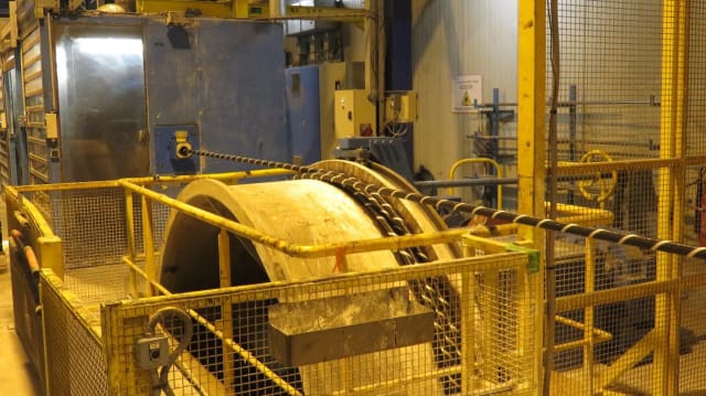 Cable Armouring Line at ASN manufacturing plant.