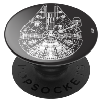 PopSockets - PopGrip Star Wars - Millennium Falcon Aluminum