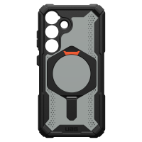 Urban Armor Gear (UAG) - Plasma XTE Case with Magnet for Samsung Galaxy S25 - Black and Orange