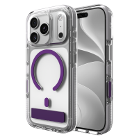 ZAGG - Santa Cruz Snap MagSafe Case with Kickstand for Apple iPhone 18 Pro / 17 Pro - Fresh Purple