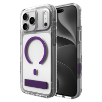 ZAGG - Santa Cruz Snap MagSafe Case with Kickstand for Apple iPhone 18 Pro Max / 17 Pro Max - Fresh Purple