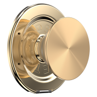 PopSockets - PopGrip KickOut MagSafe Circle - Aluminum Radial Gold