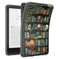 PopSockets - MagSafe Case for Amazon Kindle 12th Gen - Storied Shelves