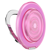 PopSockets - PopGrip KickOut MagSafe Circle - Translucent Baby Pink