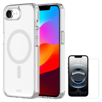 AXS - Ultra Clear MagSafe Case with ARMORGlass PRO Pack for Apple iPhone 17e  /  iPhone 16e - Clear