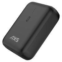 AXS - Nomad Kit (includes Basic Wall Charger 30W, Power Bank 10,000 mAh, Braided Cable 4ft) - Black