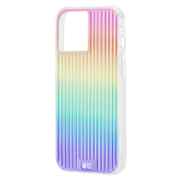 Case-Mate - Tough Groove Case with MicroPel for Apple iPhone 12  /  12 Pro - Iridescent