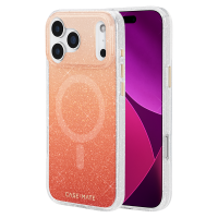 Case-Mate - Twinkle MagSafe Case for Apple iPhone 17 Pro Max - Orange Ombre