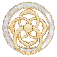 Kendra Scott - Magnetic MagSafe Ring Stand - Gold Mother of Pearl Medallion