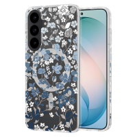Kate Spade - Protective Case with Magnet for Samsung Galaxy S26 FE - Flowerbed Blue
