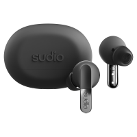Sudio - N3 Pro Active Noise Cancelling Earbuds - Black