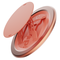 ohsnap! - Snap 5 Grip Magnetic Phone Grip -  Blazed Sunset