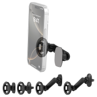 Scosche - MagicMount MagSafe 5 in 1 Magnetic Phone Mount - Black