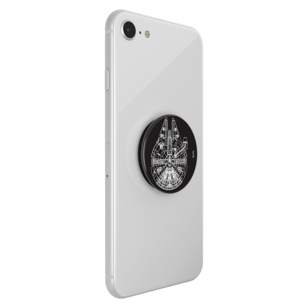 Wholesale cell phone accessory PopSockets - PopGrip Star Wars - Millennium Falcon Aluminum