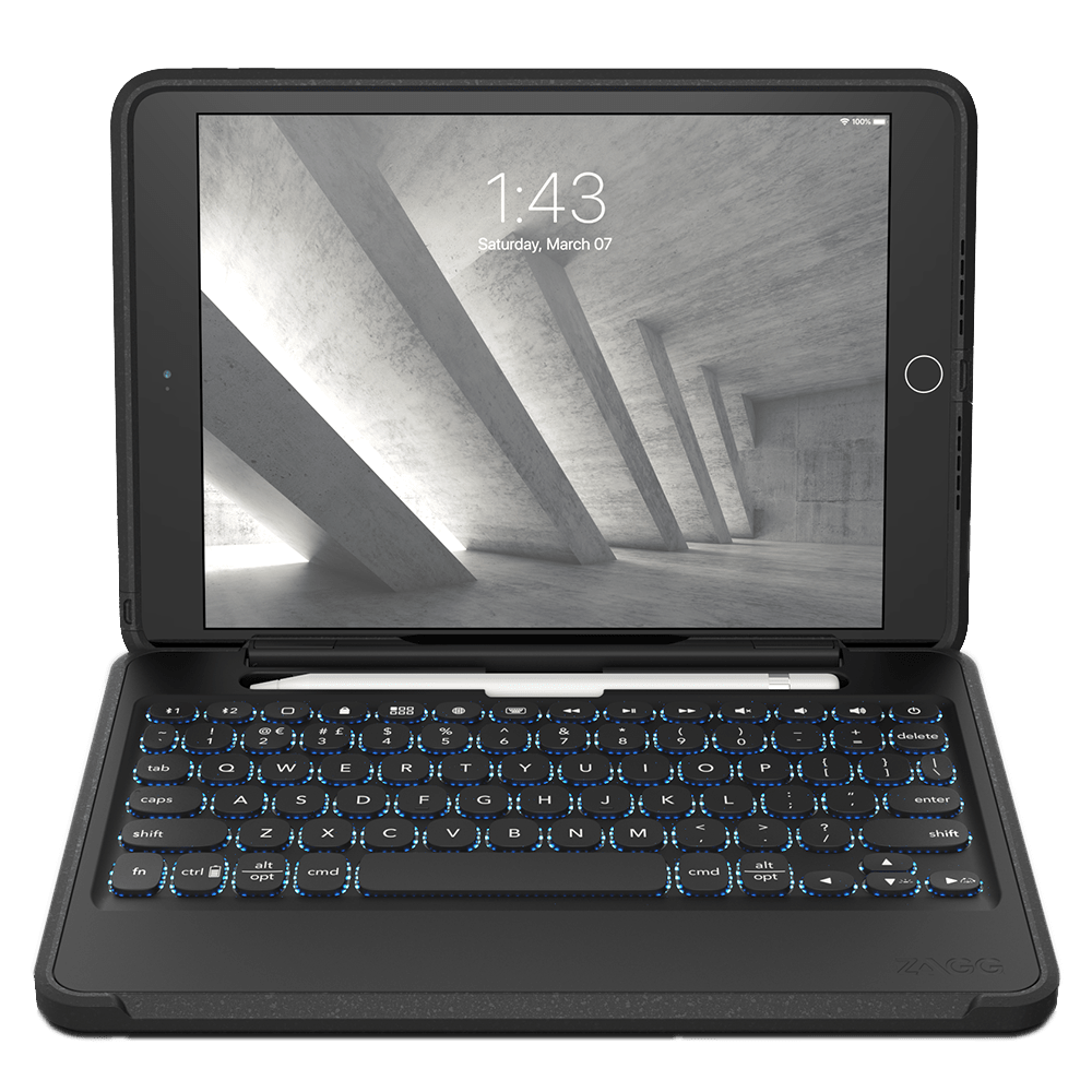 Wholesale cell phone accessory ZAGG - Rugged Book Go Keyboard and Case for Apple iPad 10.2  /