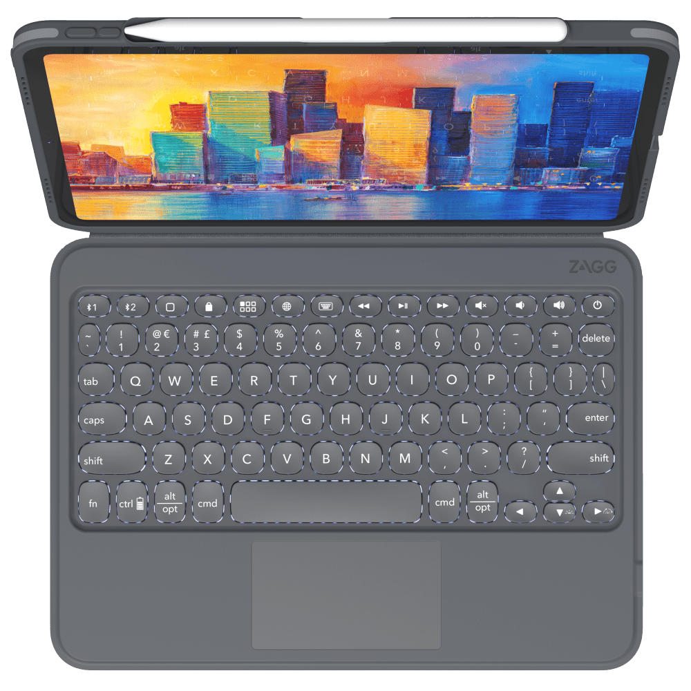 Wholesale cell phone accessory ZAGG - Pro Keys Bluetooth Keyboard Case for Apple iPad Pro 11