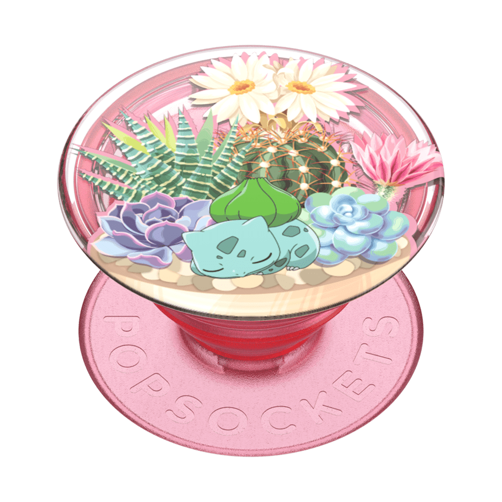 Wholesale cell phone accessory PopSockets - PopGrip Pokemon - Bulbasaur Terrarium