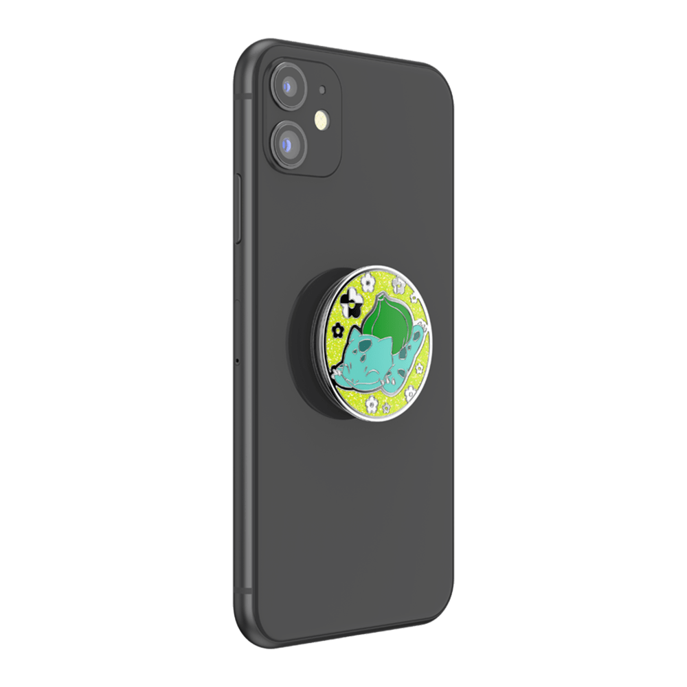 Wholesale cell phone accessory PopSockets - PopGrip Pokemon - Enamel Bulbasaur Nap