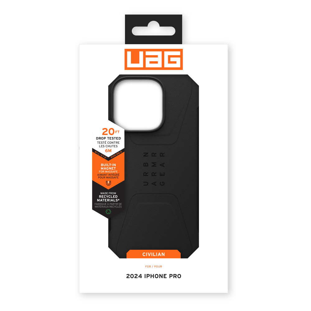 Wholesale cell phone accessory Urban Armor Gear (UAG) -  Civilian MagSafe Case for Apple iPhone