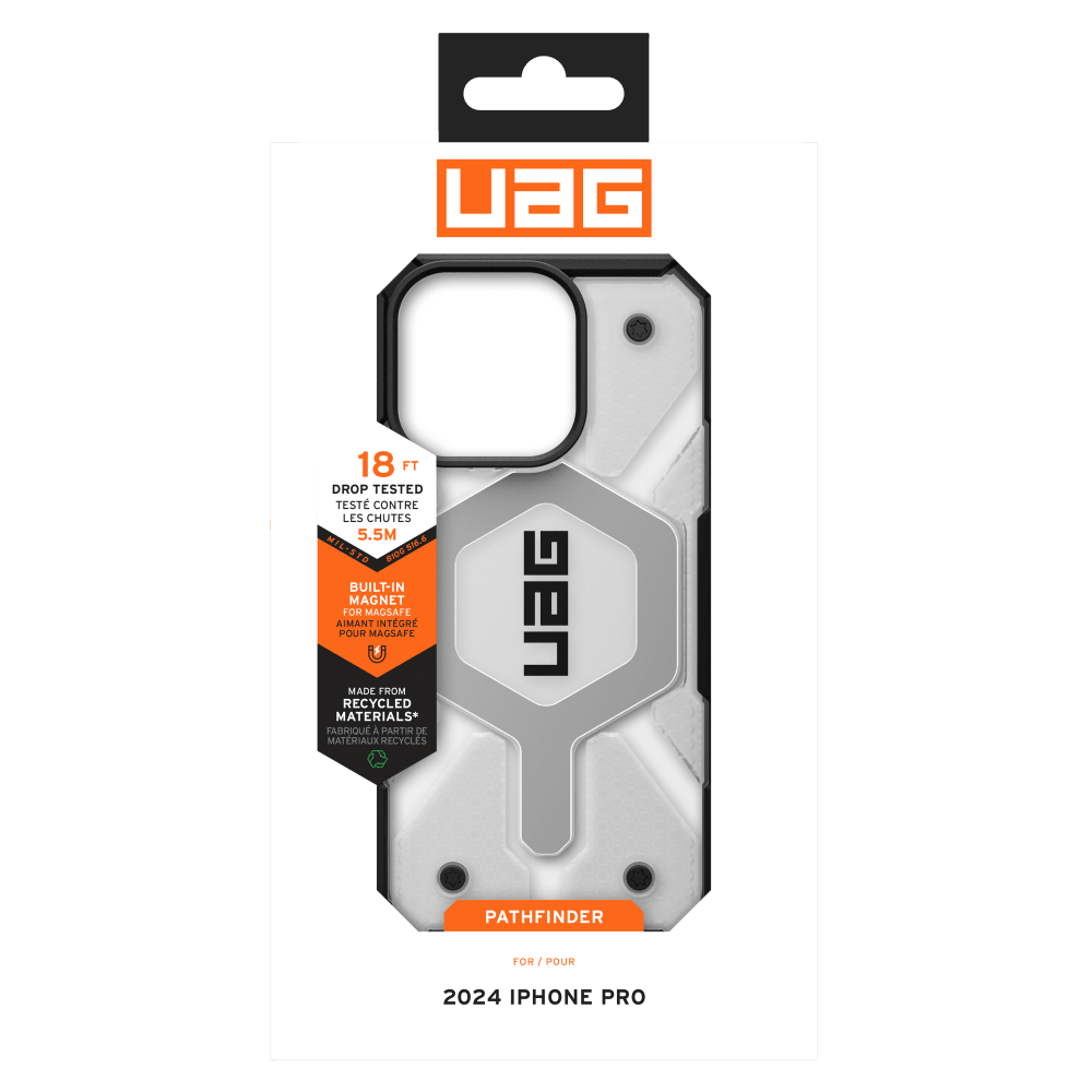 Wholesale cell phone accessory Urban Armor Gear (UAG) -  Pathfinder Clear MagSafe Case for