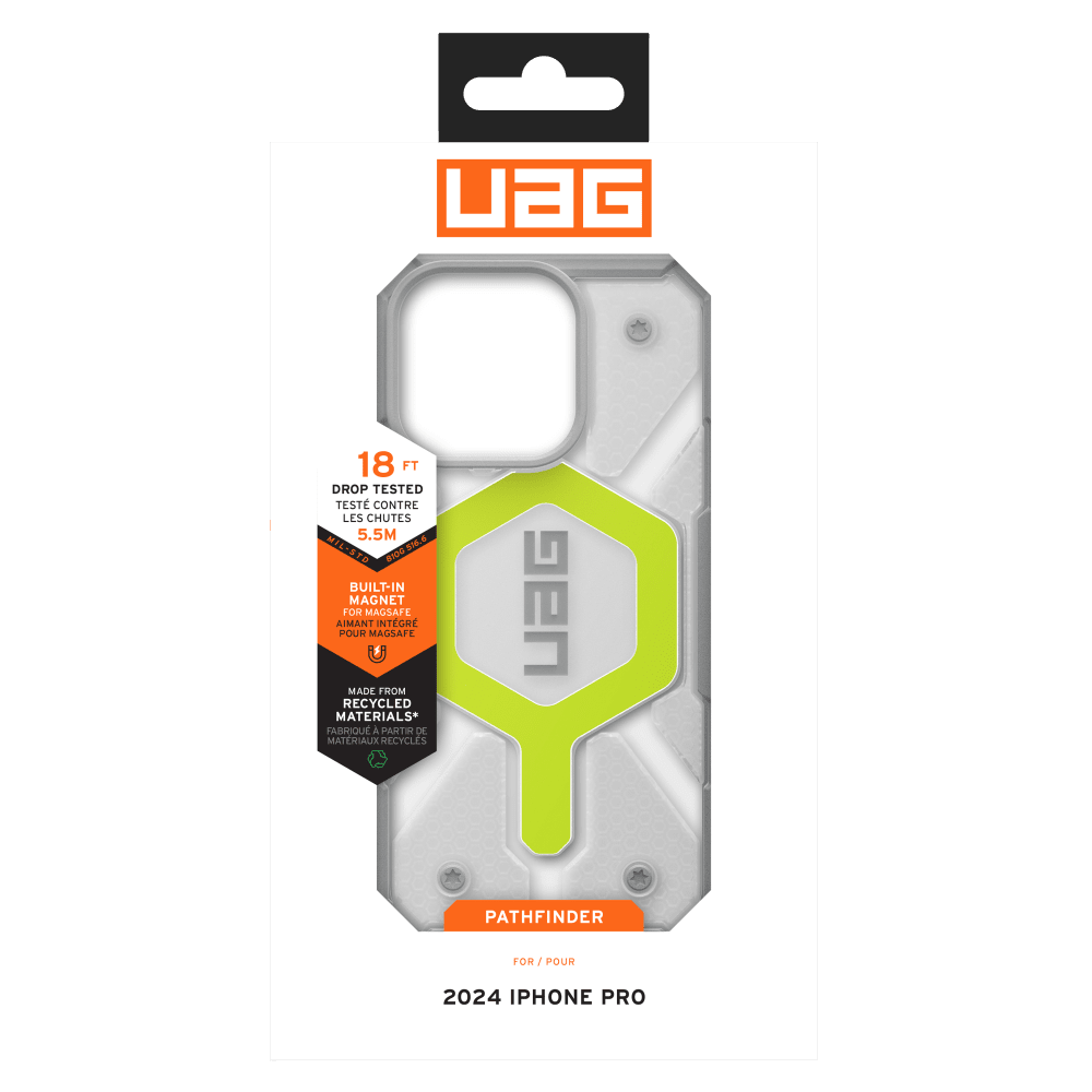 Wholesale cell phone accessory Urban Armor Gear (UAG) -  Pathfinder Clear MagSafe Case for