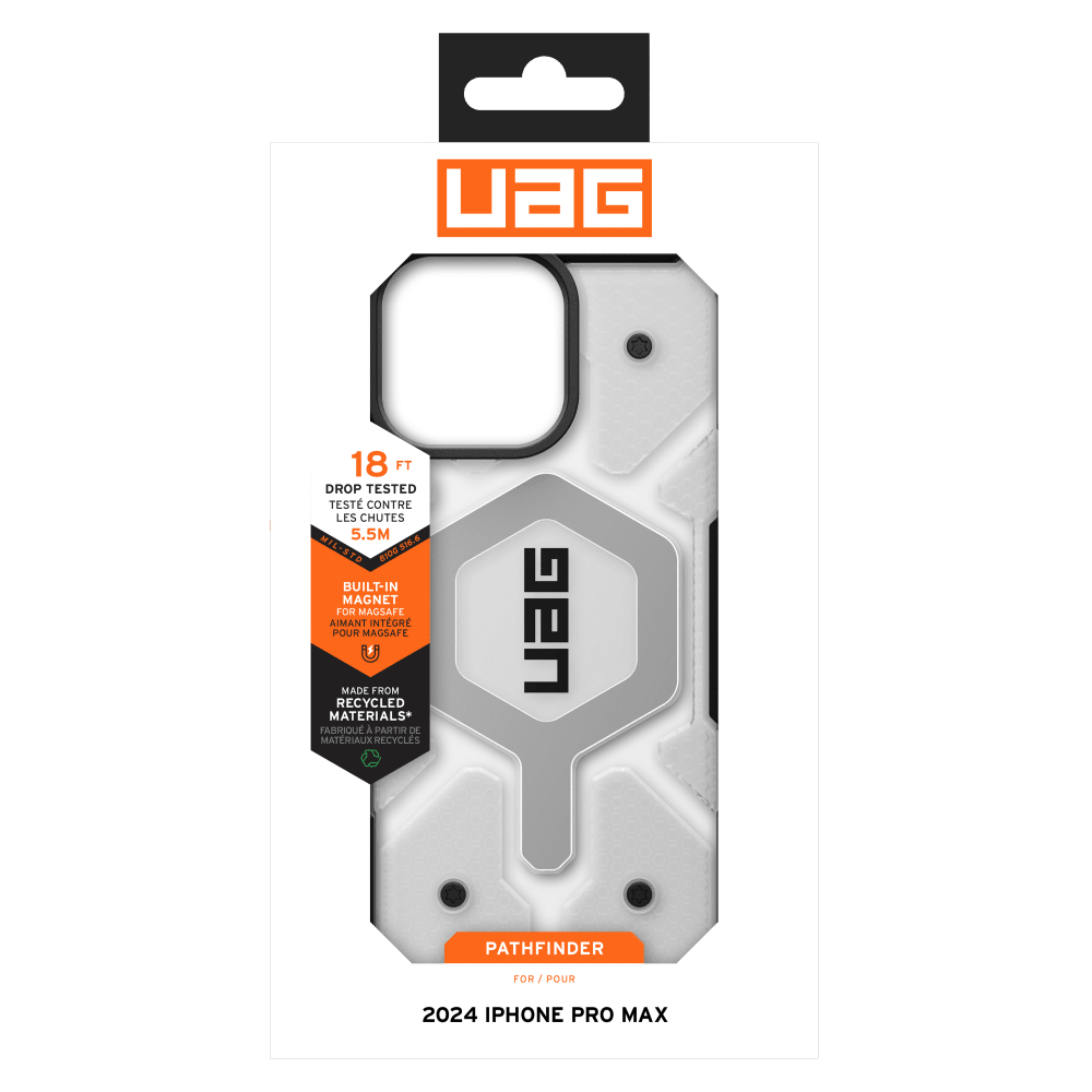 Wholesale cell phone accessory Urban Armor Gear (UAG) -  Pathfinder Clear MagSafe Case for